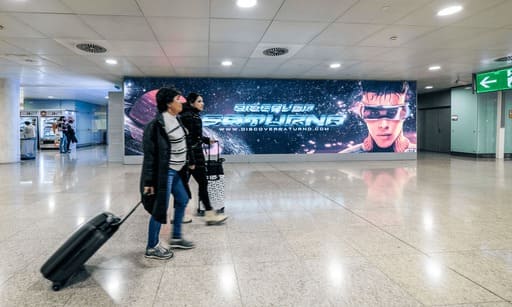 Digital Airport Advertising Example 4