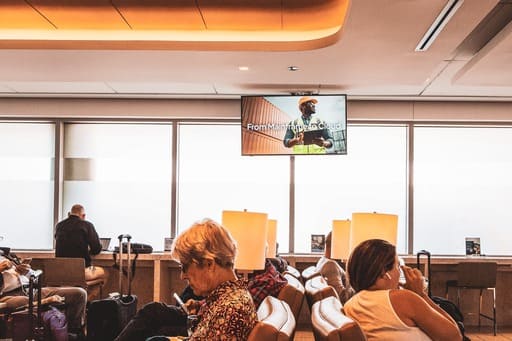 Digital Airport Advertising Example 7