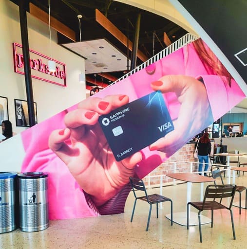 Static Airport Advertising Example 7