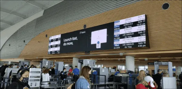 Fabric Airport Advertising 1