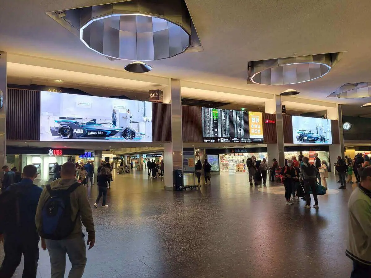 Fiumicino Airport Fco Advertising Digital Large Format A1