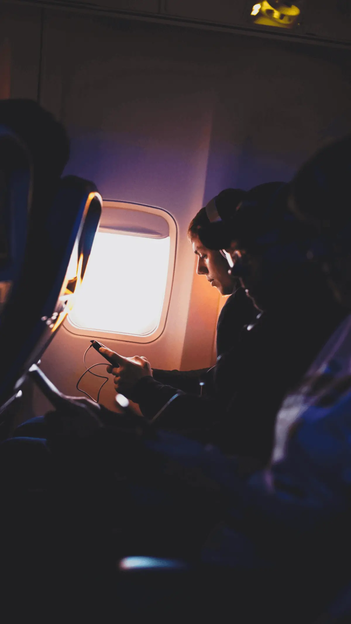 In-Flight Advertising Spots on Personal Devices