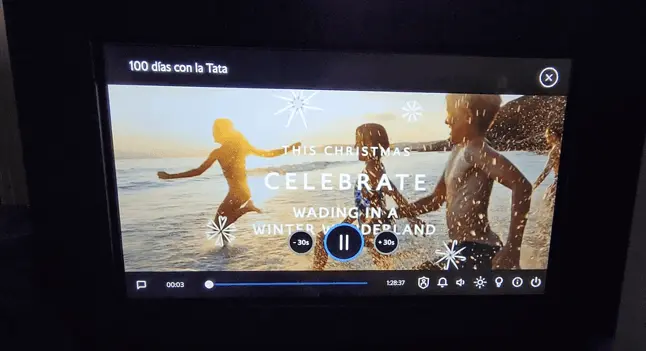 In-Flight Advertising Pre-Roll Spot on Seatback