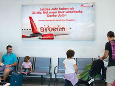 Santiago Airport Dioramas Advertising