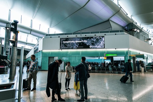 Amsterdam Airport Ams Advertising Digital Example 1