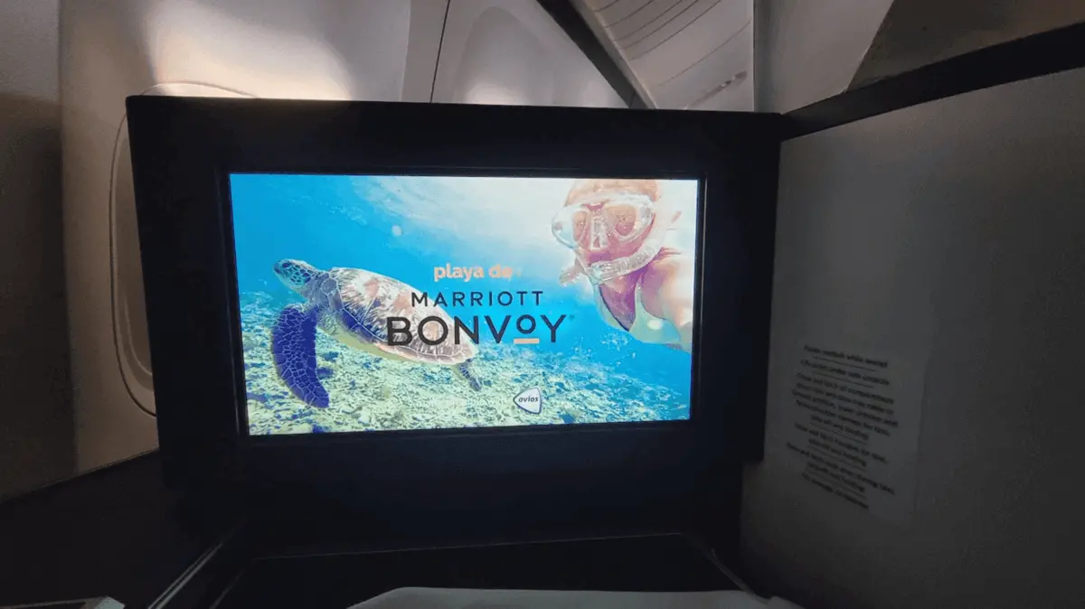 In-Flight Advertising Roadblock Spot on Seatback