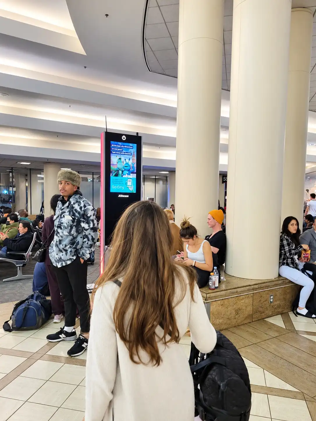 Go City digital charging-station screen