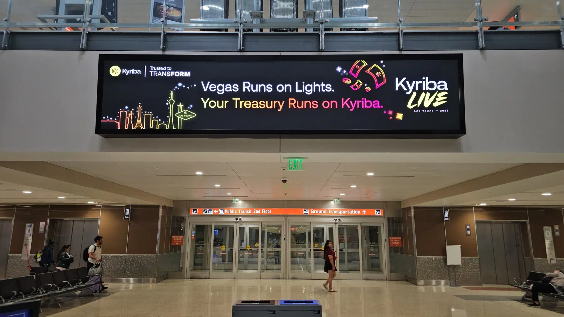 Kyriba Harry Reid (LAS) Advertising Campaign